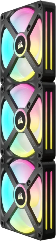 CORSAIR QX RGB Series, iCUE LINK QX120 RGB, 120mm Magnetic Dome RGB Fan, Starter Kit - Image 2