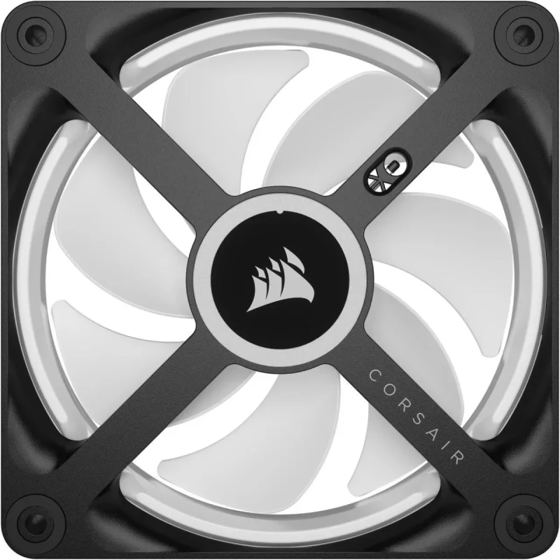 CORSAIR QX RGB Series, iCUE LINK QX120 RGB, 120mm Magnetic Dome RGB Fan, Starter Kit - Image 4