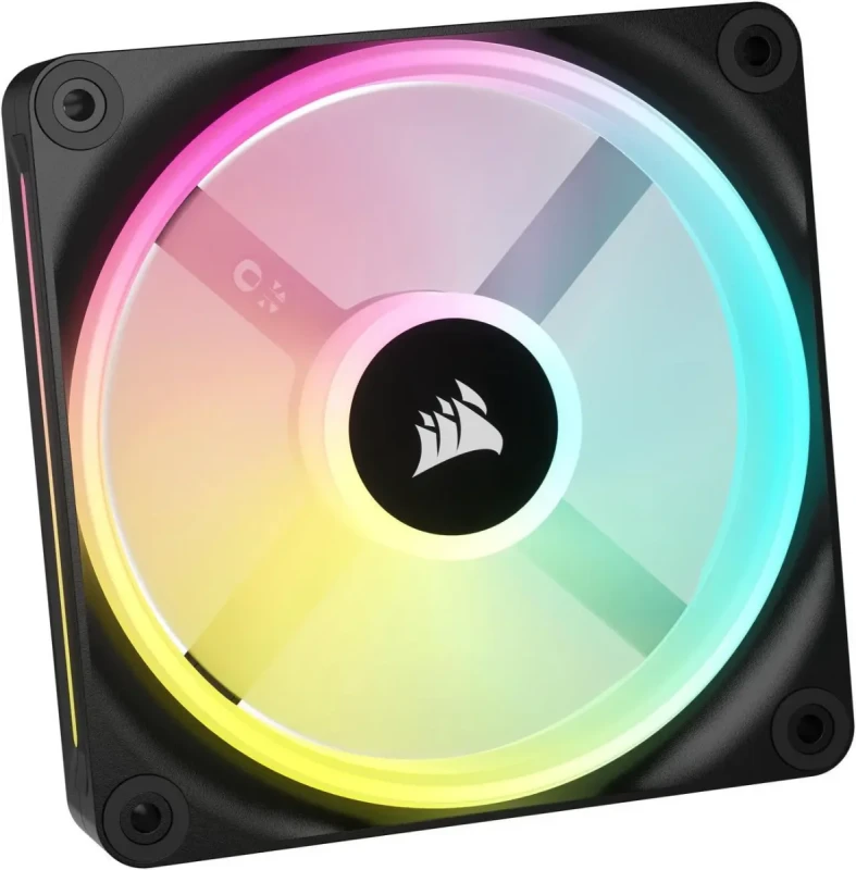 CORSAIR QX RGB Series, iCUE LINK QX120 RGB, 120mm Magnetic Dome RGB Fan, Starter Kit - Image 11