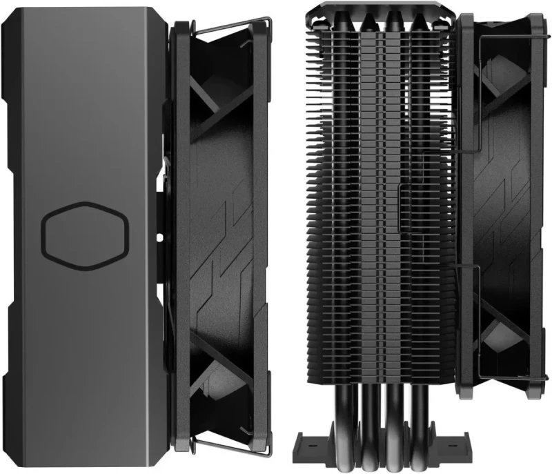 Cooler Master Hyper 212 Black CPU Air Cooler, SickleFlow 120mm Fan, Aluminum Top Cover, 4 Copper Heat Pipes, CryoFuze, 152mm(H), Brackets AMD Ryzen AM5|AM4, Intel LGA 1851|1700|1200 (RR-S4KK-25SN-R1) - Image 4
