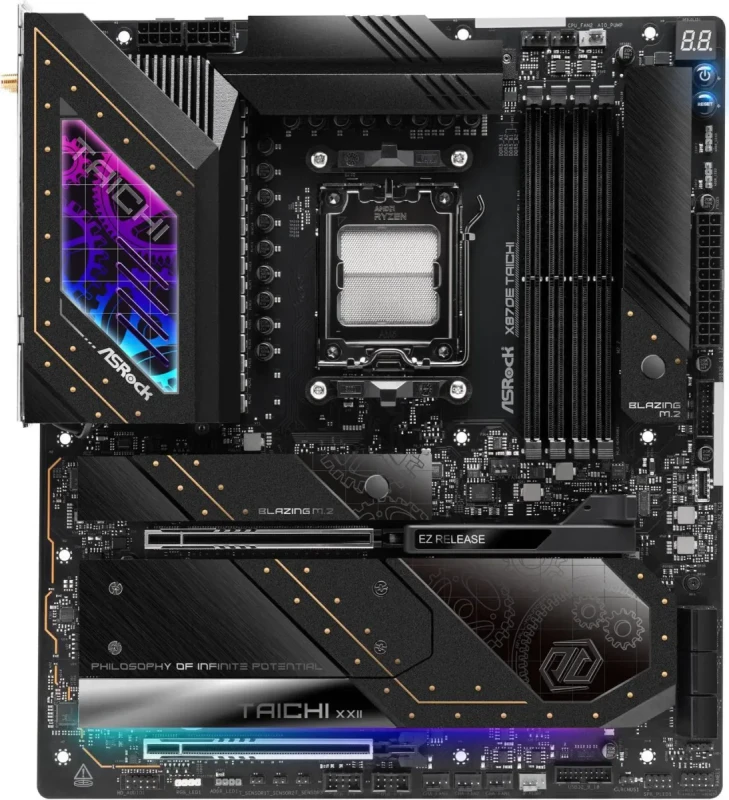 ASRock X870E TAICHI AM5 AMD X870E Extended ATX Motherboard - Image 3