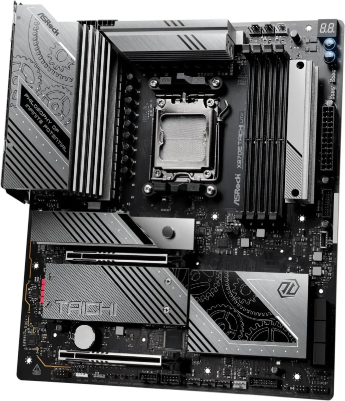 ASRock X870E Taichi Lite AM5 AMD X870E Extended ATX Motherboard - Image 4