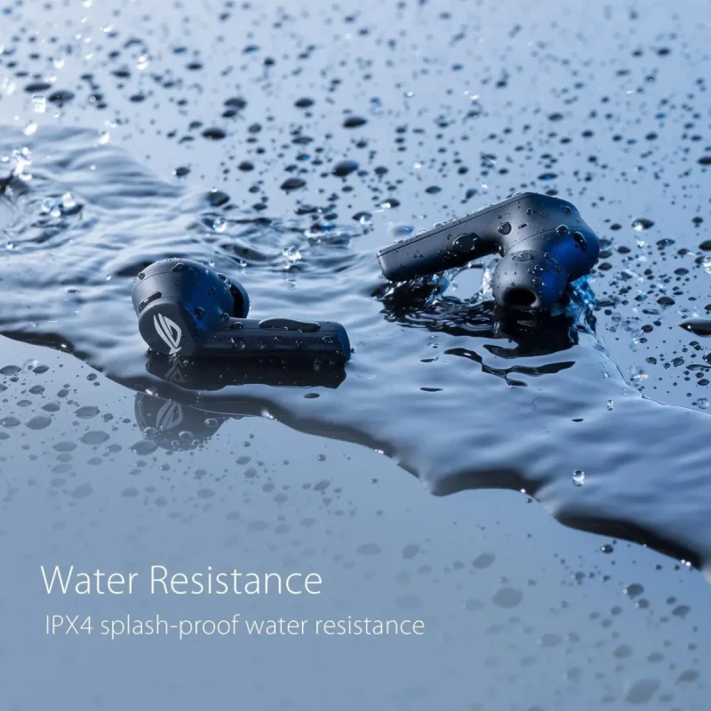 ASUS ROG Cetra True Wireless Gaming Headphones (Low-Latency Bluetooth Earbuds, Active Noise Cancelation, 27-Hour Battery Life, IPX4 Water Resistance, Wireless Charging)- Black - Image 3