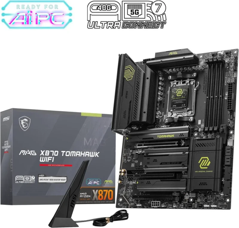 MSI MAG X870 TOMAHAWK WIFI AM5 AMD X870 ATX Motherboard - Image 7