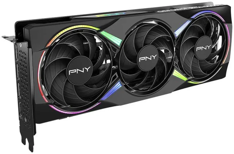 PNY ARGB OC GeForce RTX 5060 Ti DLSS 4.0 PCI Express 5.0 x8 8GB 128-Bit GDDR7 DLSS 4.0 Graphics Card RTX 5060 Ti 8GB Triple Fan ARGB OC VCG5060T8TFXXPB1-O - Image 4