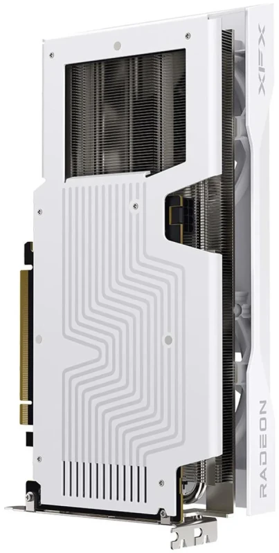 XFX Swift AMD Radeon RX 9060 XT OC White Gaming Edition with 8GB GDDR6 HDMI 2xDP, AMD RDNA 4 RX 9060XT 8GB - Image 3