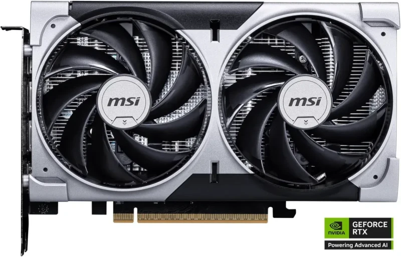 MSI Ventus GeForce RTX 5060 8GB GDDR7 PCI Express 5.0 x 16 (use x8) Graphics Card RTX 5060 8G VENTUS 2X OC - Image 2