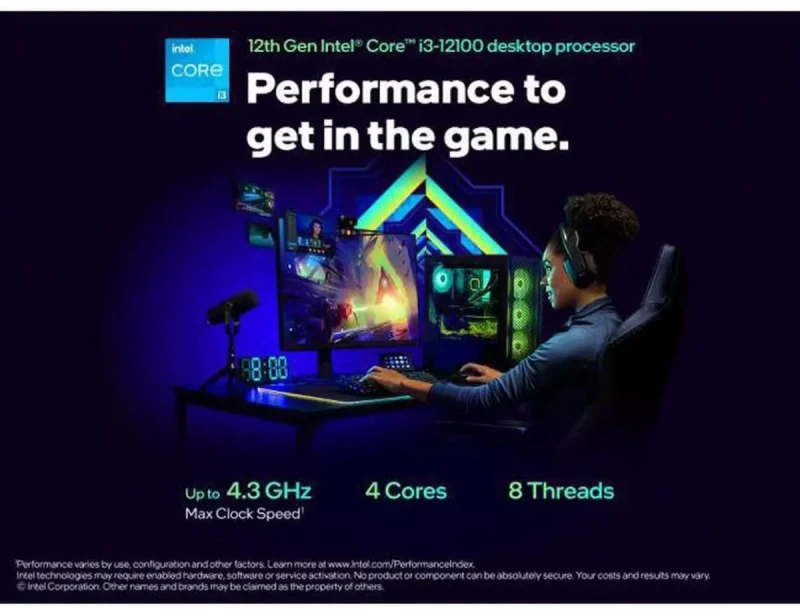 Intel Core i3-12100 - Core i3 12th Gen Alder Lake Quad-Core 3.3 GHz LGA 1700 Processor 60W Intel UHD Graphics 730 Desktop Processor - BX8071512100 - Image 7