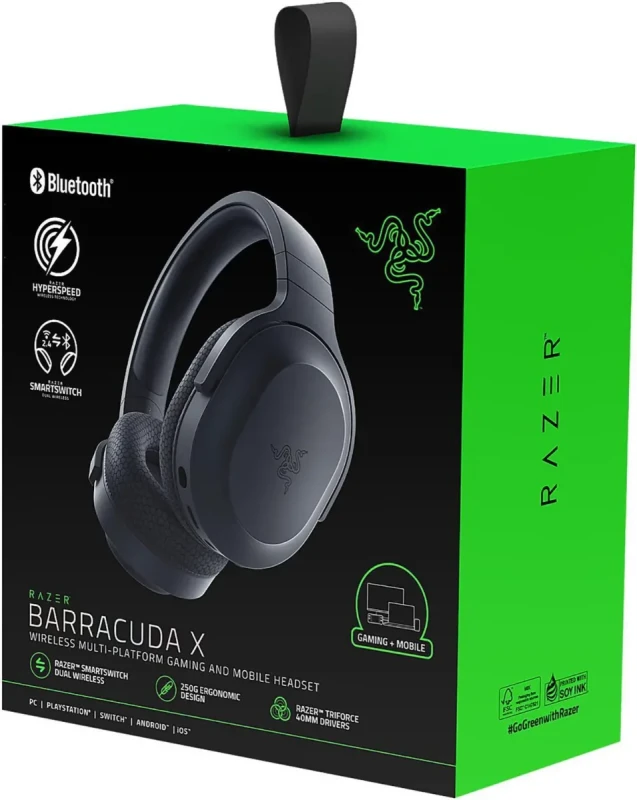 Razer Barracuda X Wireless Multi-platform Gaming and Mobile Headset - Black - Image 12