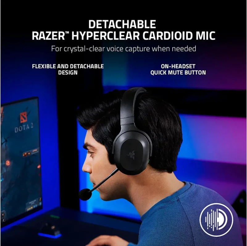 Razer Barracuda X Wireless Multi-platform Gaming and Mobile Headset - Black - Image 16