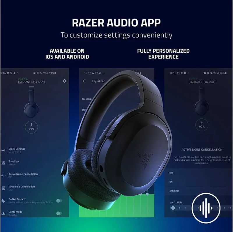 Razer Barracuda X Wireless Multi-platform Gaming and Mobile Headset - Black - Image 17