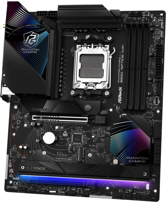ASRock B850 RIPTIDE WIFI AM5 AMD B850 ATX Motherboard - Image 7