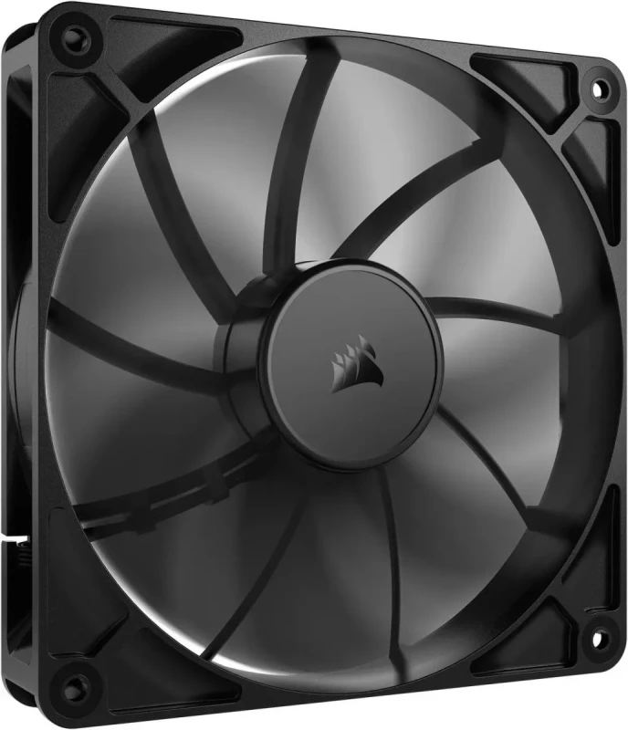 CORSAIR RS140 PWM 140mm Fan - Simplified Control - Daisy-Chain 4-Pin PWM Connection - Concentrated AirGuide Cooling - Magnetic Dome Bearing - Image 3