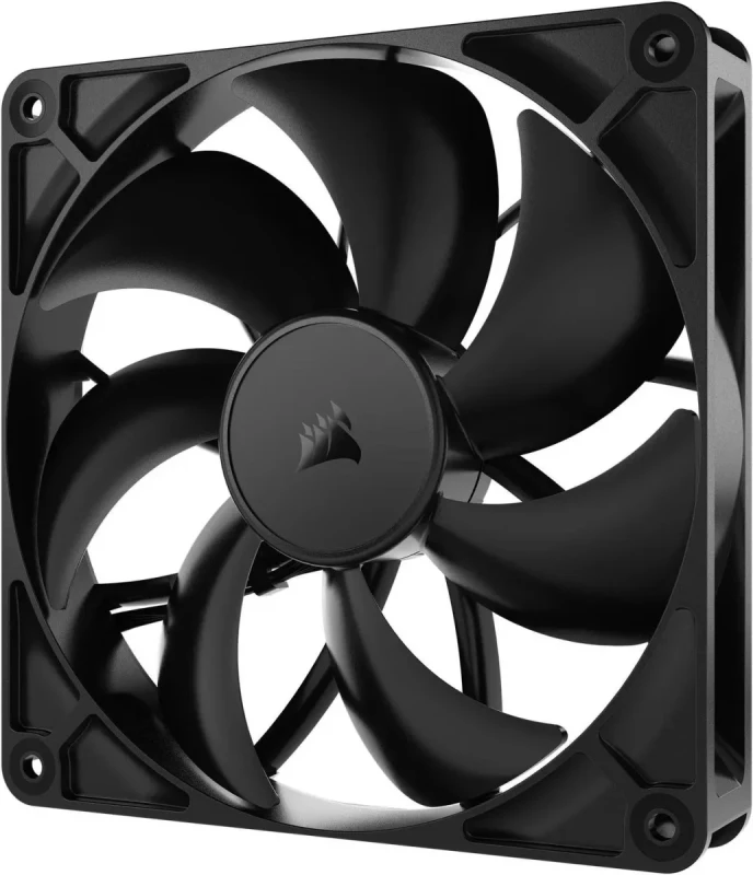 CORSAIR RS140 PWM 140mm Fan - Simplified Control - Daisy-Chain 4-Pin PWM Connection - Concentrated AirGuide Cooling - Magnetic Dome Bearing - Image 5