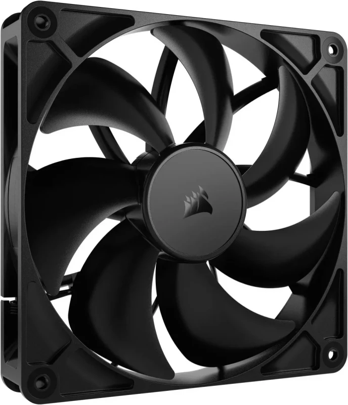 CORSAIR RS140 PWM 140mm Fan - Simplified Control - Daisy-Chain 4-Pin PWM Connection - Concentrated AirGuide Cooling - Magnetic Dome Bearing - Image 6