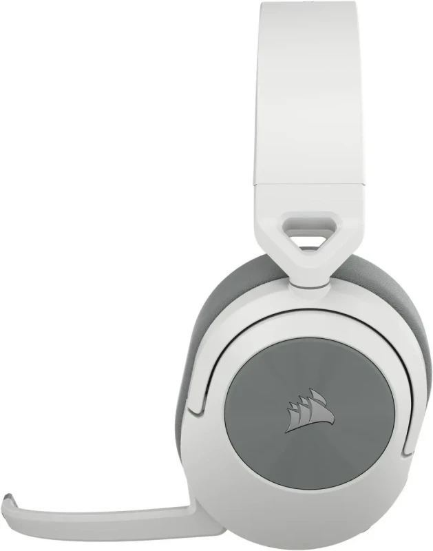 CORSAIR HS55 WIRELESS Gaming Headset, Lightweight, Bluetooth - Dolby 7.1 Surround Sound - iCUE Compatible - PC, MAC, PlayStation, Mobile - White - Image 8