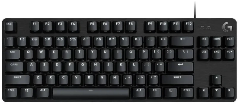 Logitech G413 TKL SE Mechanical Gaming Keyboard - Compact Backlit Keyboard with Tactile Mechanical Switches, Anti-Ghosting, Compatible with Windows, macOS - Black Aluminum - Image 8
