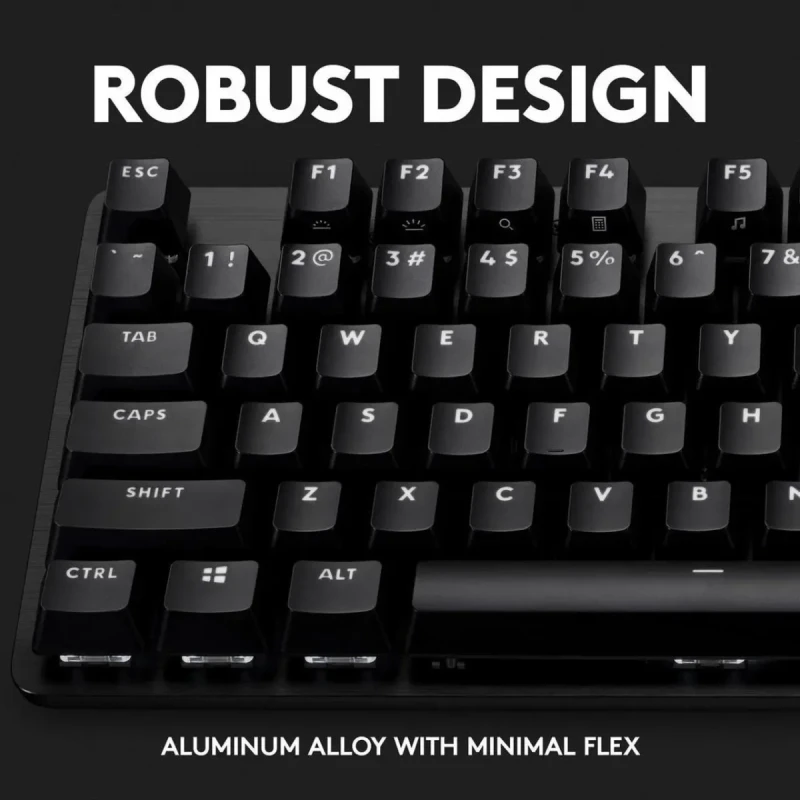 Logitech G413 TKL SE Mechanical Gaming Keyboard - Compact Backlit Keyboard with Tactile Mechanical Switches, Anti-Ghosting, Compatible with Windows, macOS - Black Aluminum - Image 17