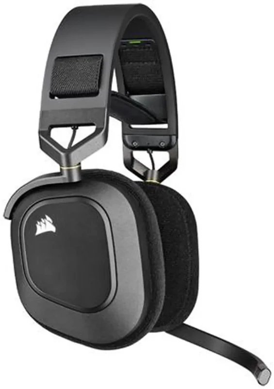 Corsair HS80 RGB WIRELESS Premium Gaming Headset with Dolby Atmos Audio (Low-Latency, Omni-Directional Microphone, 60ft Range, Up to 20 Hours Battery Life, PS5/PS4 Wireless Compatibility) Black - Image 13