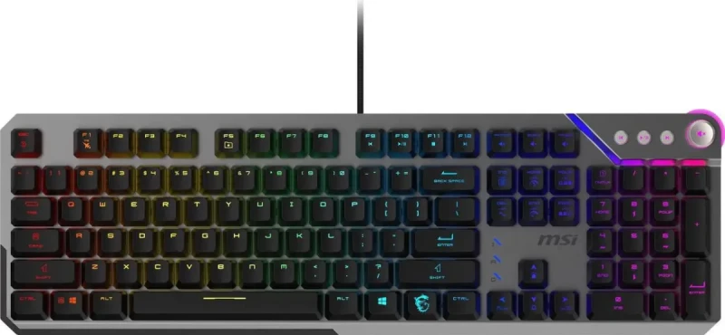 MSI Strike 600 RGB Mechanical Gaming Keyboard - Silent Switches - Image 4