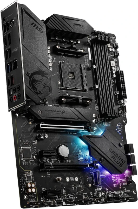 MSI MPG B550 GAMING PLUS AM4 AMD B550 USB 3.0 ATX AMD Motherboard - Image 4
