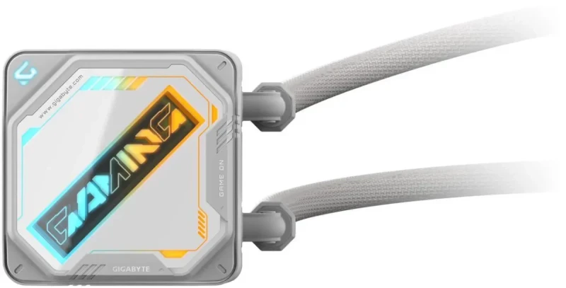 GIGABYTE GAMING 240 ICE liquid CPU Cooler, 240mm Radiator with 2x 120mm low noise ARGB Fans, compatible with Intel LGA 1851, 1700, 115X, 1200, and AMD AM5, AM4 (GIGABYTE GAMING 240 ICE) - Image 4