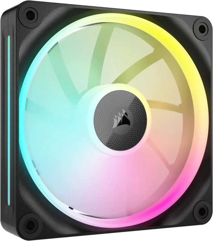 CORSAIR iCUE LINK LX120 RGB 120mm PWM Fan Expansion - Dual Light Loops - Requires iCUE LINK System Hub (Sold Separately) - CORSAIR AirGuide Technology - Image 4