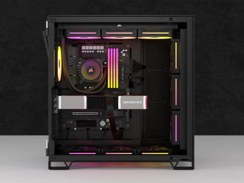 CORSAIR iCUE LINK LX120 RGB 120mm PWM Fan Expansion - Dual Light Loops - Requires iCUE LINK System Hub (Sold Separately) - CORSAIR AirGuide Technology - Image 13