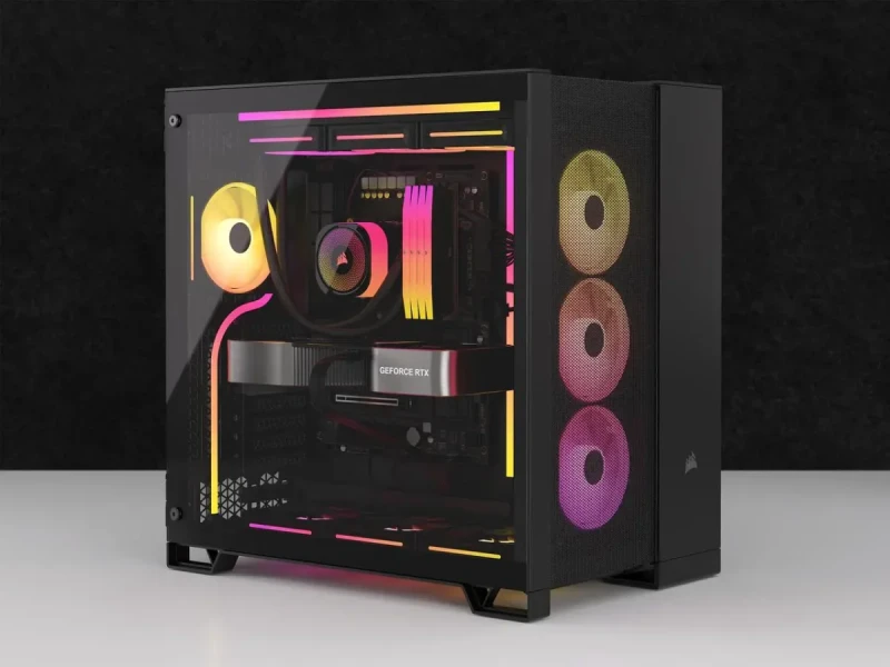 CORSAIR iCUE LINK LX120 RGB 120mm PWM Fan Expansion - Dual Light Loops - Requires iCUE LINK System Hub (Sold Separately) - CORSAIR AirGuide Technology - Image 14