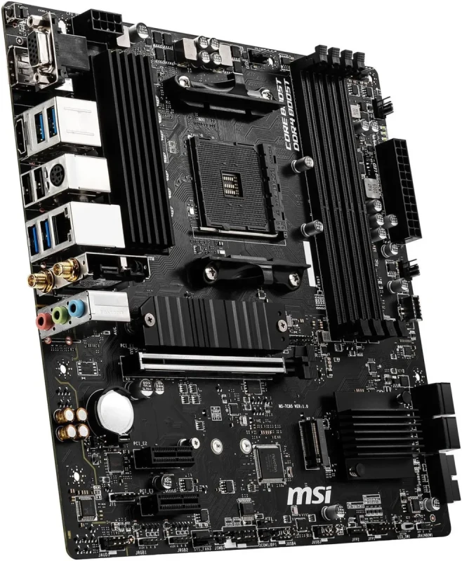 MSI PRO B550M PRO-VDH WIFI AM4 AMD B550 USB 3.0 Micro ATX AMD Motherboard - Image 4