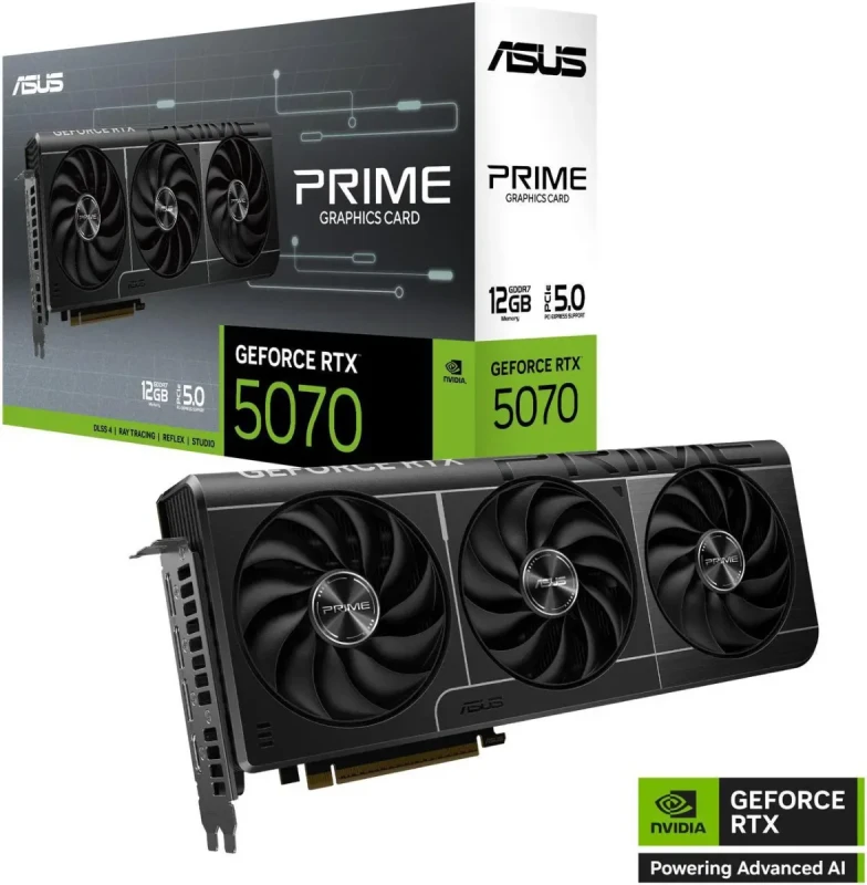 ASUS PRIME GeForce RTX 5070 12GB 192-Bit GDDR7 PCI Express 5.0 Graphics Card PRIME-RTX5070-12G - Image 11