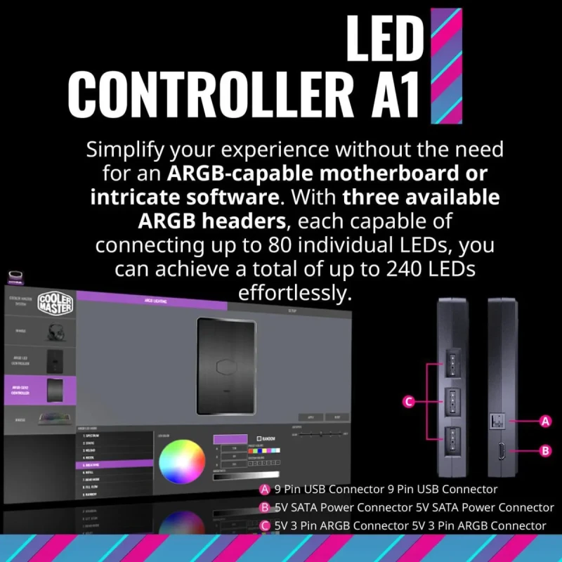 Cooler Master MasterFan MF120 Halo² White 3in1 PC Case|Liquid Cooler|Air Cooler Fan, Dual Loop Gen 2 ARGB LEDs Rings, Dynamic PWM 120mm 2,050 RPM, Air Balance Blades, Hybrid Frame (MFL-B2DW-213P2-R2) - Image 12