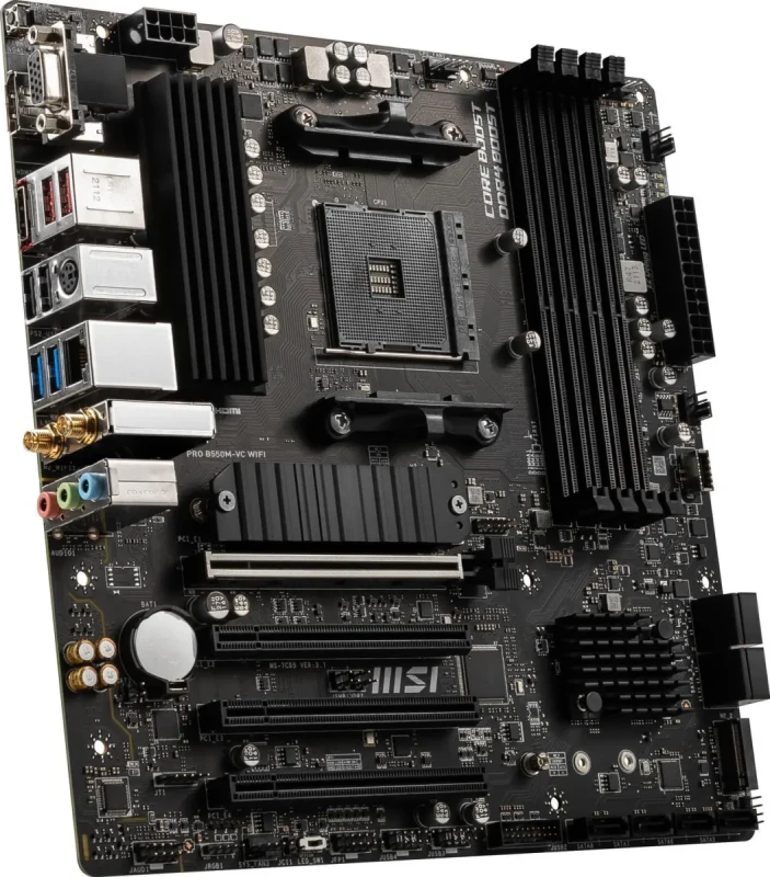 MSI PRO PRO B550M-VC WIFI AM4 AMD B550 MATX AMD Motherboard - Image 6