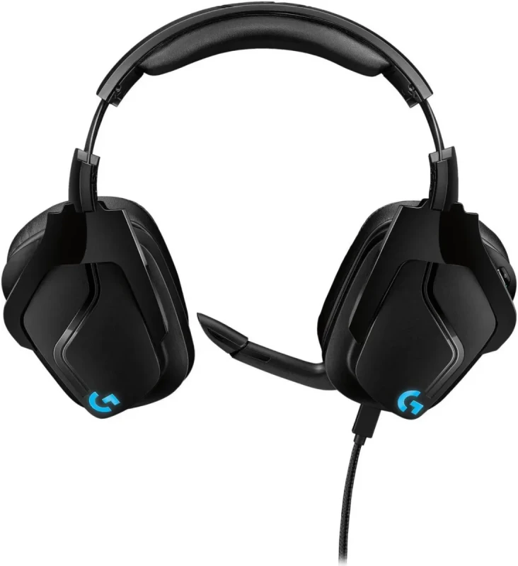Logitech G935 Wireless DTS:X 7.1 Surround Sound LIGHTSYNC RGB PC Gaming Headset - Black/Blue - Image 3