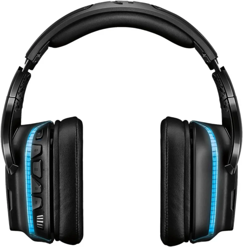 Logitech G935 Wireless DTS:X 7.1 Surround Sound LIGHTSYNC RGB PC Gaming Headset - Black/Blue - Image 6