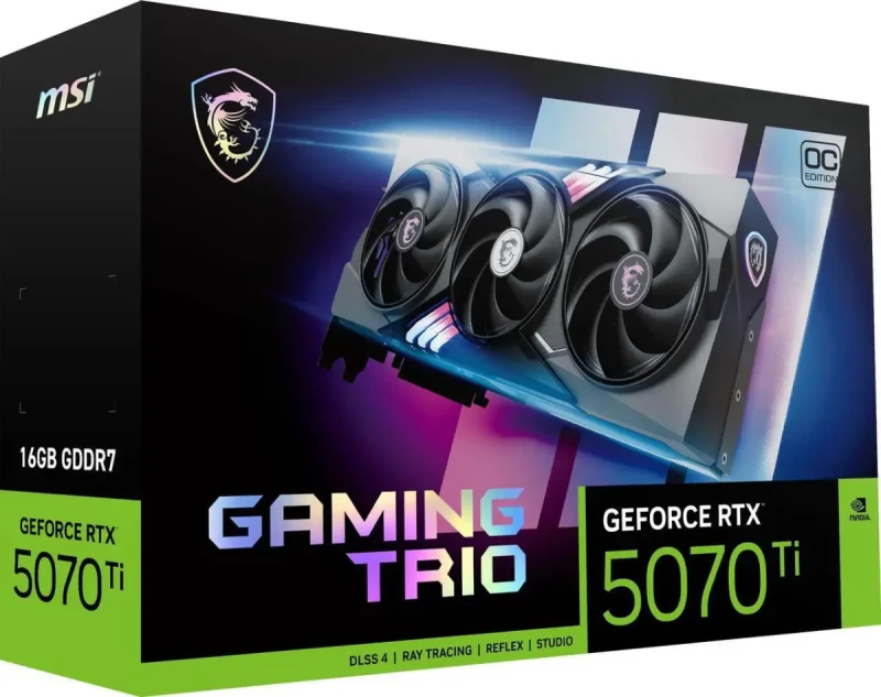 MSI Gaming GeForce RTX 5070 Ti 16GB GDDR7 PCI Express 5.0 Graphics Card RTX 5070 Ti 16G GAMING TRIO OC - Image 12