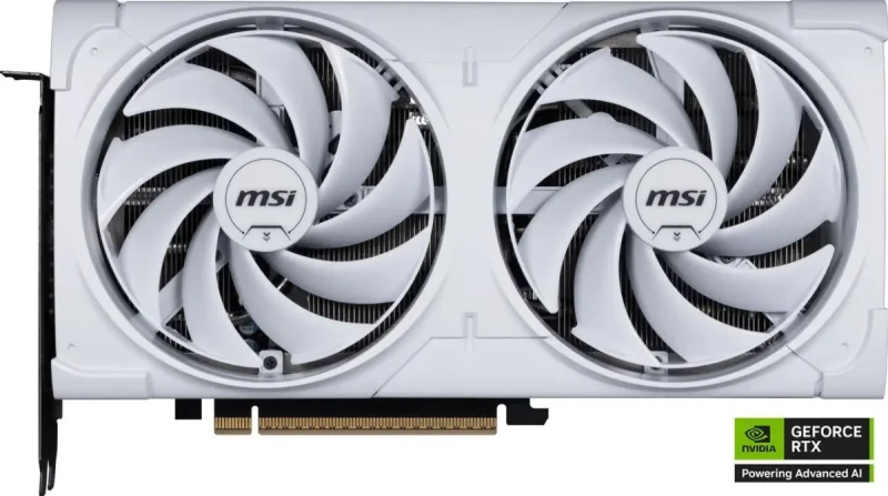MSI Ventus GeForce RTX 5070 12GB GDDR7 PCI Express 5.0 Graphics Card RTX 5070 12G VENTUS 2X OC WHITE - Image 2