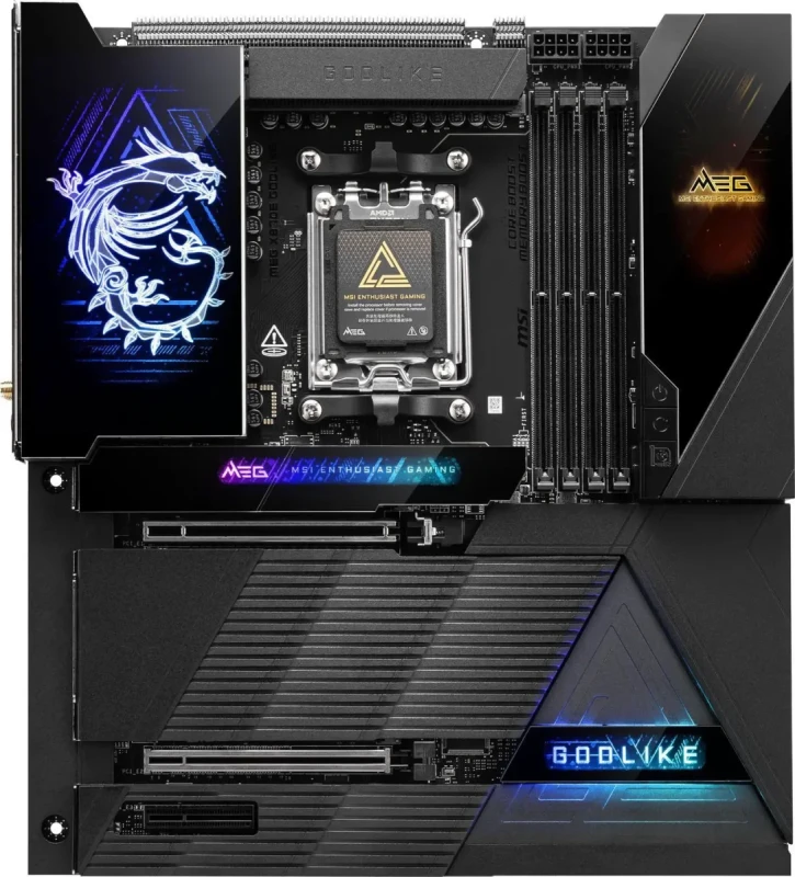 MSI MEG X870E GODLIKE AM5 AMD X870E Extended ATX Motherboard - Image 2