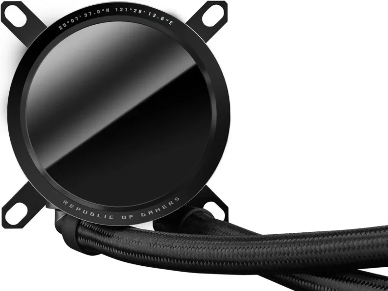 ASUS ROG RYUO III 240 ARGB AIO Liquid CPU Cooler 240mm Radiator, Asetek 8th gen pump solution, Anime Matrix LED Display and ROG AF 12S ARGB fan,Intel LGA 1851/1700/1200 & AMD AM5/AM4 Compatible - Image 7