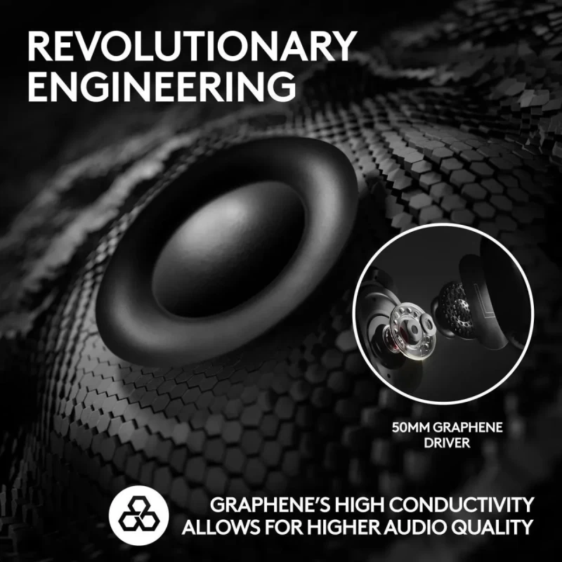 Logitech G PRO X2 LIGHTSPEED Wireless Gaming Headset, Detachable Boom Mic, 50mm Graphene Drivers, DTS:X Headphone 2.0—7.1 Surround, Bluetooth/USB/3.5mm Aux, for PC, PS5, PS4, Nintendo Switch - White - Image 4