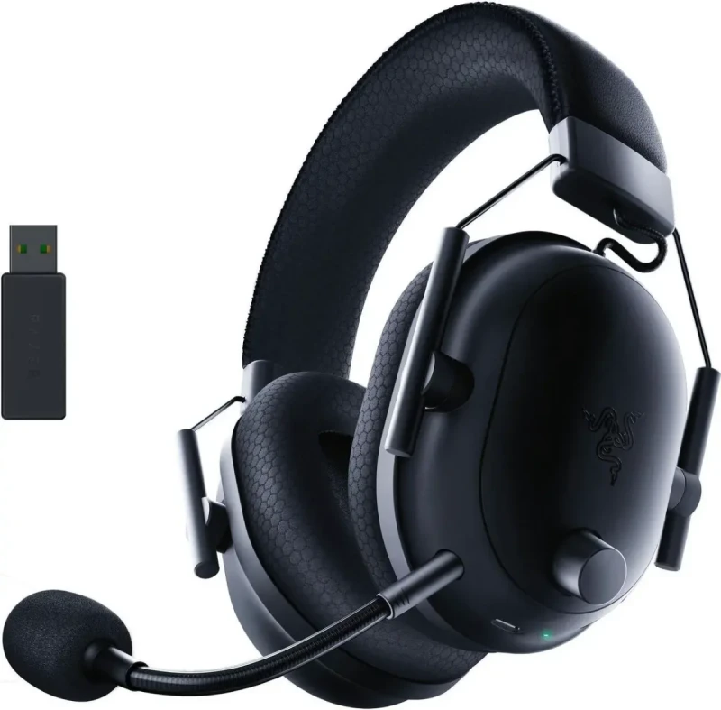 Razer BlackShark V2 Pro Wireless Gaming Headset: Detachable Mic - Pro-Tuned FPS Profiles - 50mm Drivers - Noise-Isolating Earcups w/Ultra-Soft Memory Foam - 70 Hr Battery Life - Image 3