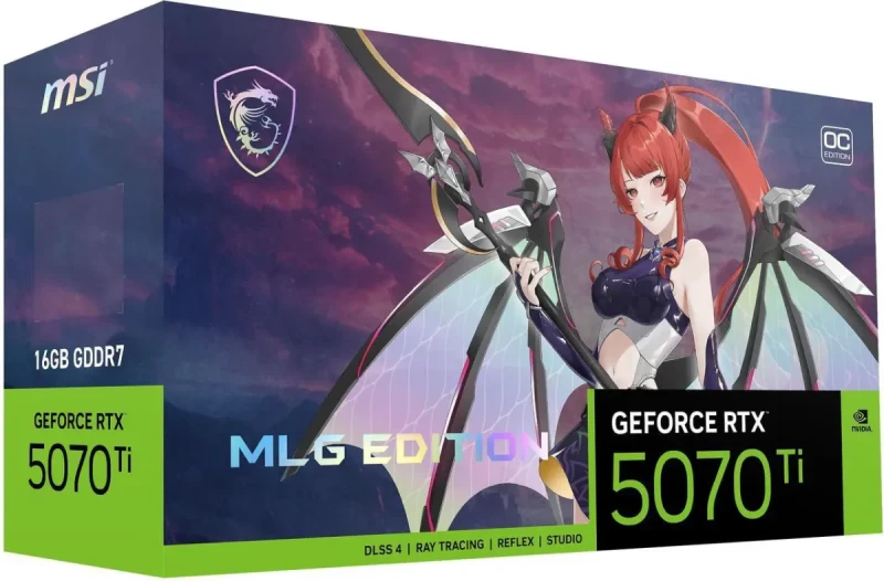 MSI MLG Edition GeForce RTX 5070 Ti 16GB GDDR7 PCI Express 5.0 Graphics Card RTX 5070 Ti 16G MLG EDITION OC - Image 14