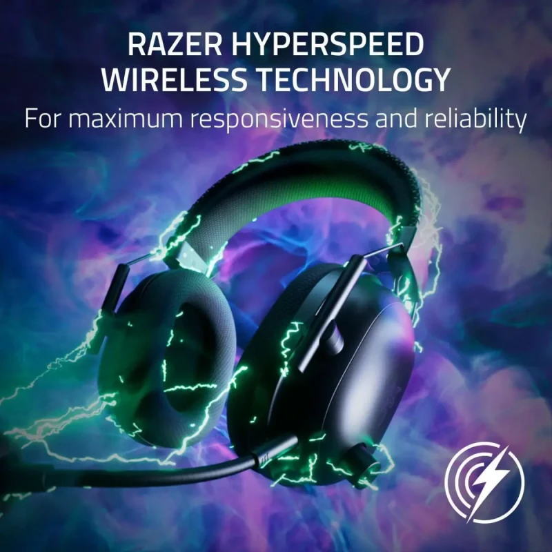 Razer BlackShark V2 Pro Wireless Gaming Headset: Detachable Mic - Pro-Tuned FPS Profiles - 50mm Drivers - Noise-Isolating Earcups w/Ultra-Soft Memory Foam - 70 Hr Battery Life - Image 5
