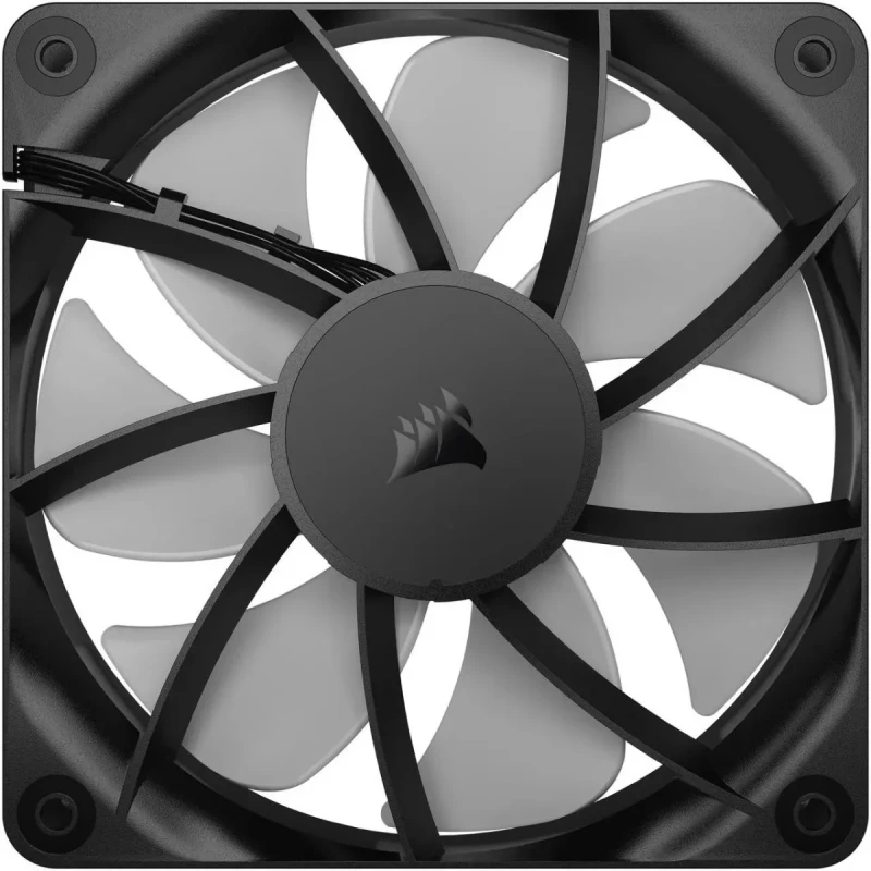 CORSAIR RS120 ARGB PWM 120mm Fans Triple Pack - Simplified Control - Daisy-Chain 4-Pin PWM and +5V ARGB Connections - Concentrated AirGuide Cooling - Magnetic Dome Bearing - Image 6