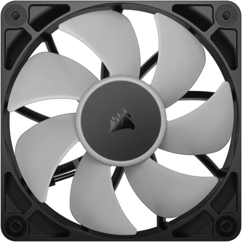 CORSAIR RS120 ARGB PWM 120mm Fan - Simplified Control - Daisy-Chain 4-Pin PWM and +5V ARGB Connections - Concentrated AirGuide Cooling - Magnetic Dome Bearing - Image 3