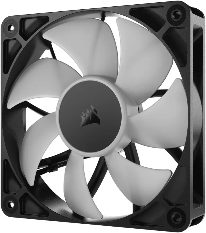 CORSAIR RS120 ARGB PWM 120mm Fan - Simplified Control - Daisy-Chain 4-Pin PWM and +5V ARGB Connections - Concentrated AirGuide Cooling - Magnetic Dome Bearing - Image 7