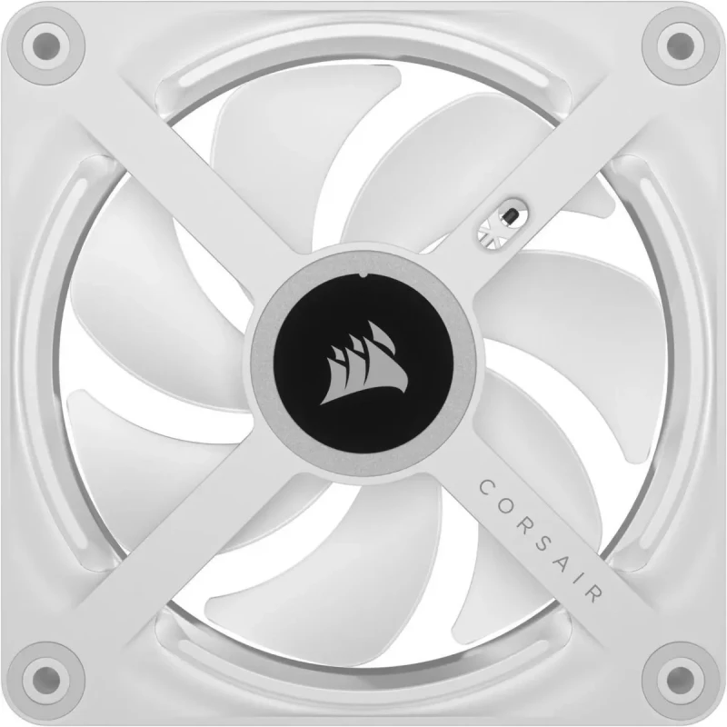 CORSAIR QX RGB Series, iCUE LINK QX120 RGB WHITE, 120mm Magnetic Dome RGB Fan, Starter  Kit - Image 4