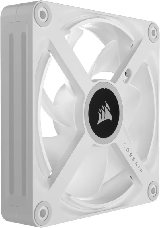 CORSAIR QX RGB Series, iCUE LINK QX120 RGB WHITE, 120mm Magnetic Dome RGB Fan, Starter  Kit - Image 8