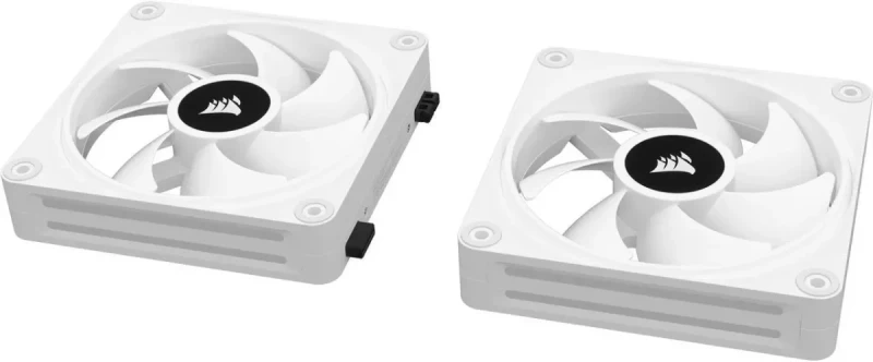 CORSAIR QX RGB Series, iCUE LINK QX120 RGB WHITE, 120mm Magnetic Dome RGB Fan, Starter  Kit - Image 16