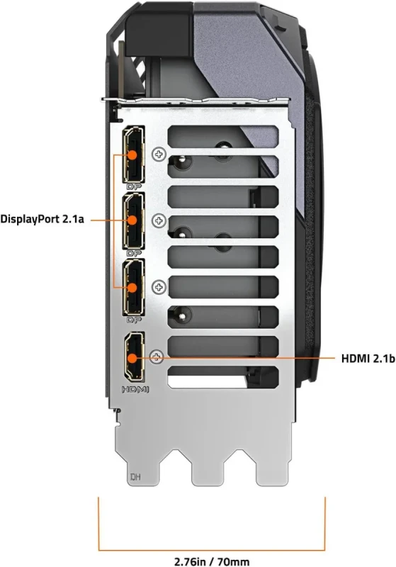 GIGABYTE Gaming GeForce RTX 5070 Ti 16GB GDDR7 PCI Express 5.0 ATX Graphics Card GV-N507TGAMING OC-16GD - Image 7